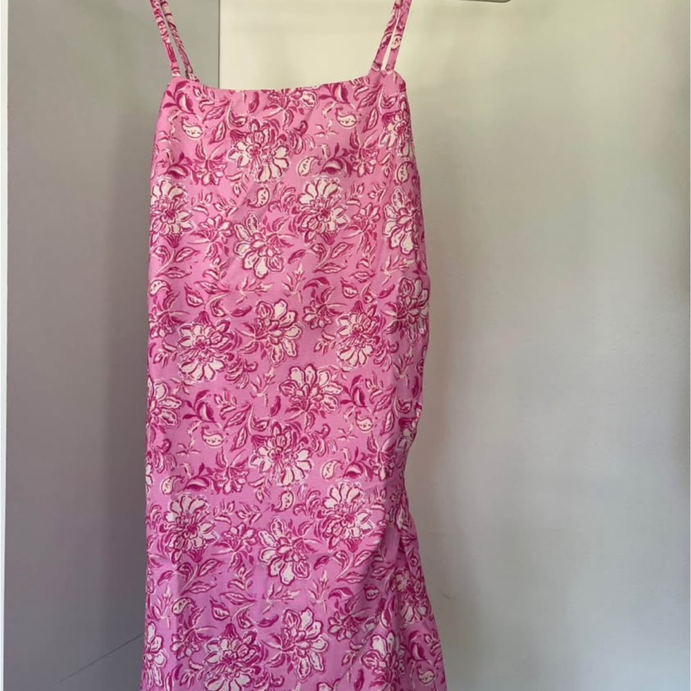Cider Pink Floral Dress